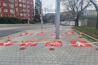 Dělení se o prostor s cyklisty Brňany vyděsilo. Přes víkend značení v tichosti zmizelo